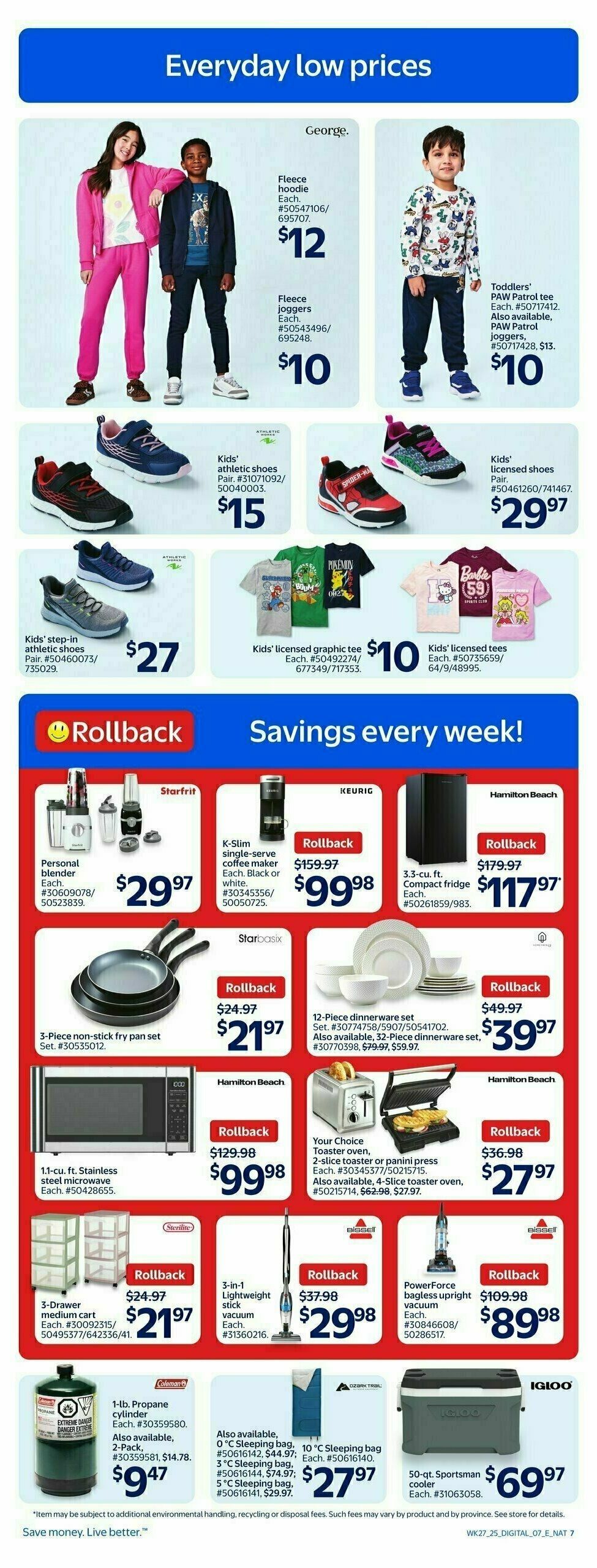 Walmart Flyer from July 31