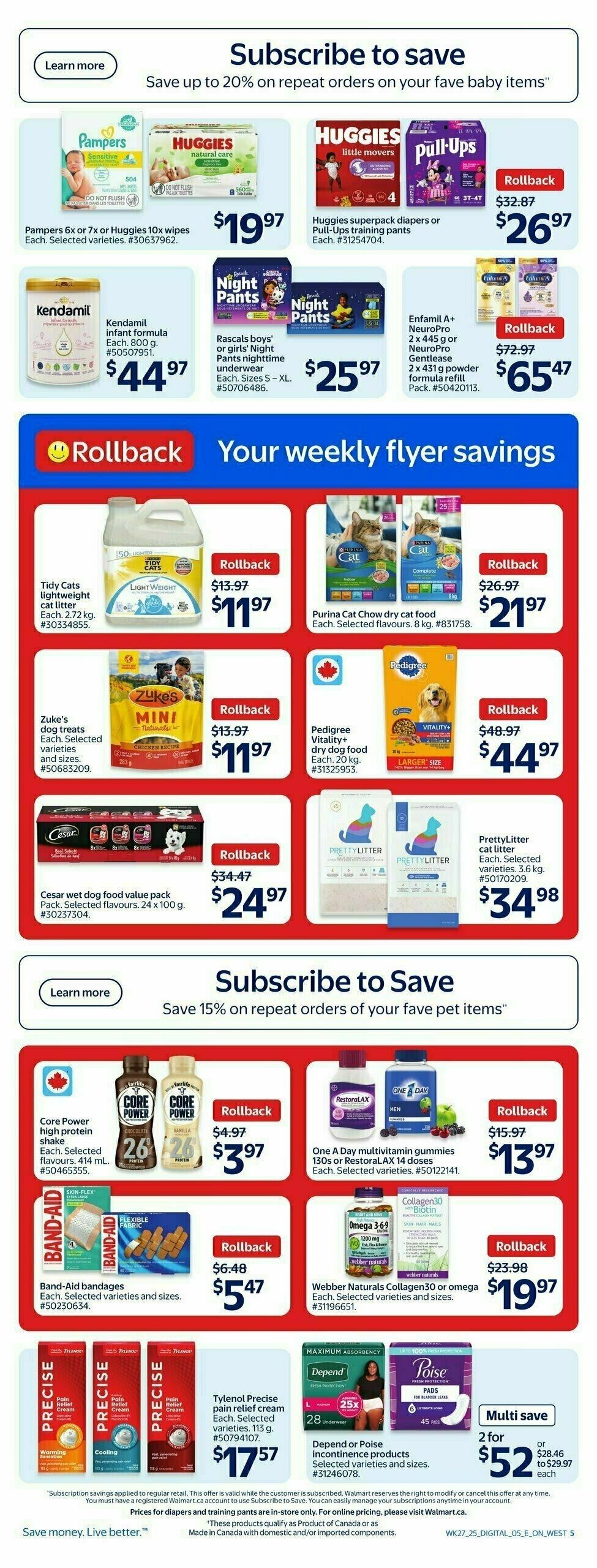 Walmart Flyer from July 31
