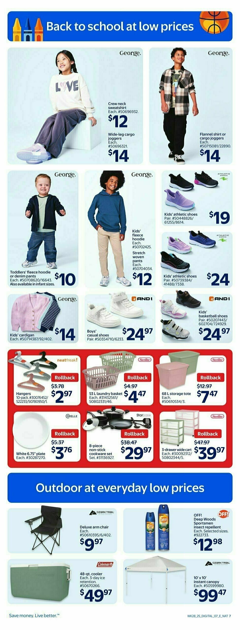 Walmart Flyer from August 7