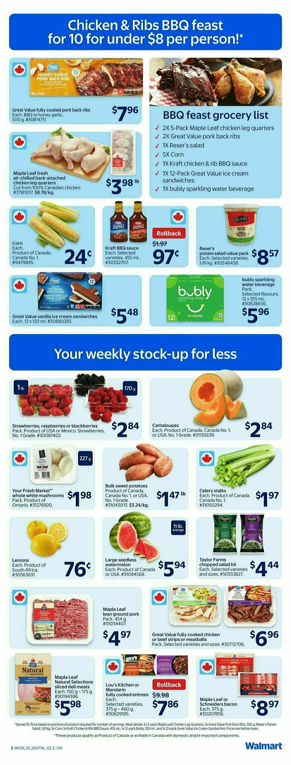 Walmart Flyer from August 7