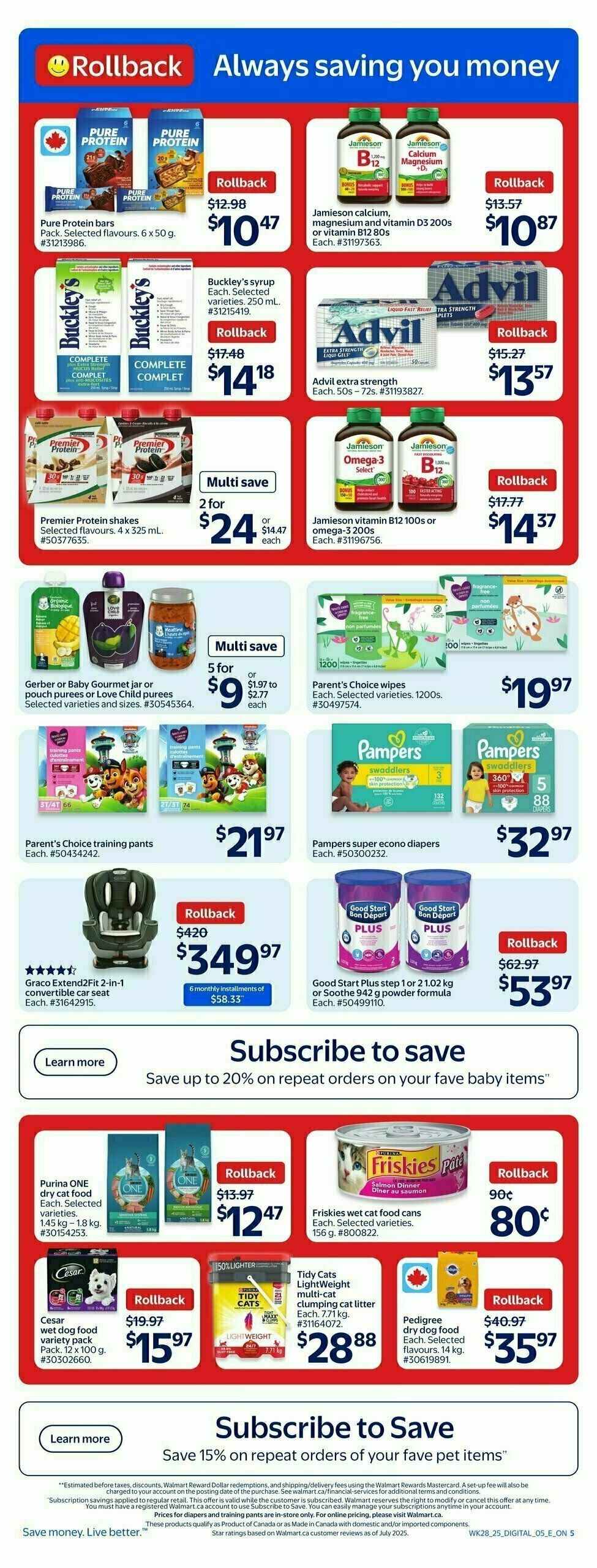 Walmart Flyer from August 7