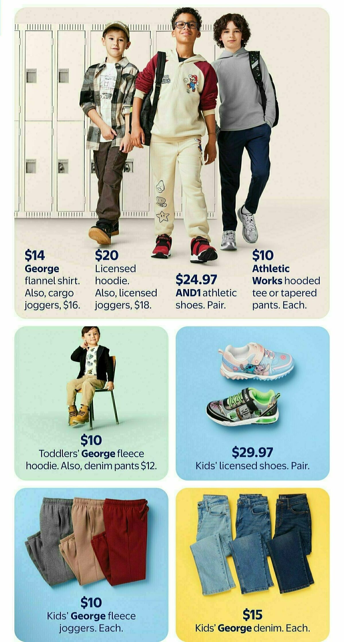 Walmart Back To School Flyer from August 7