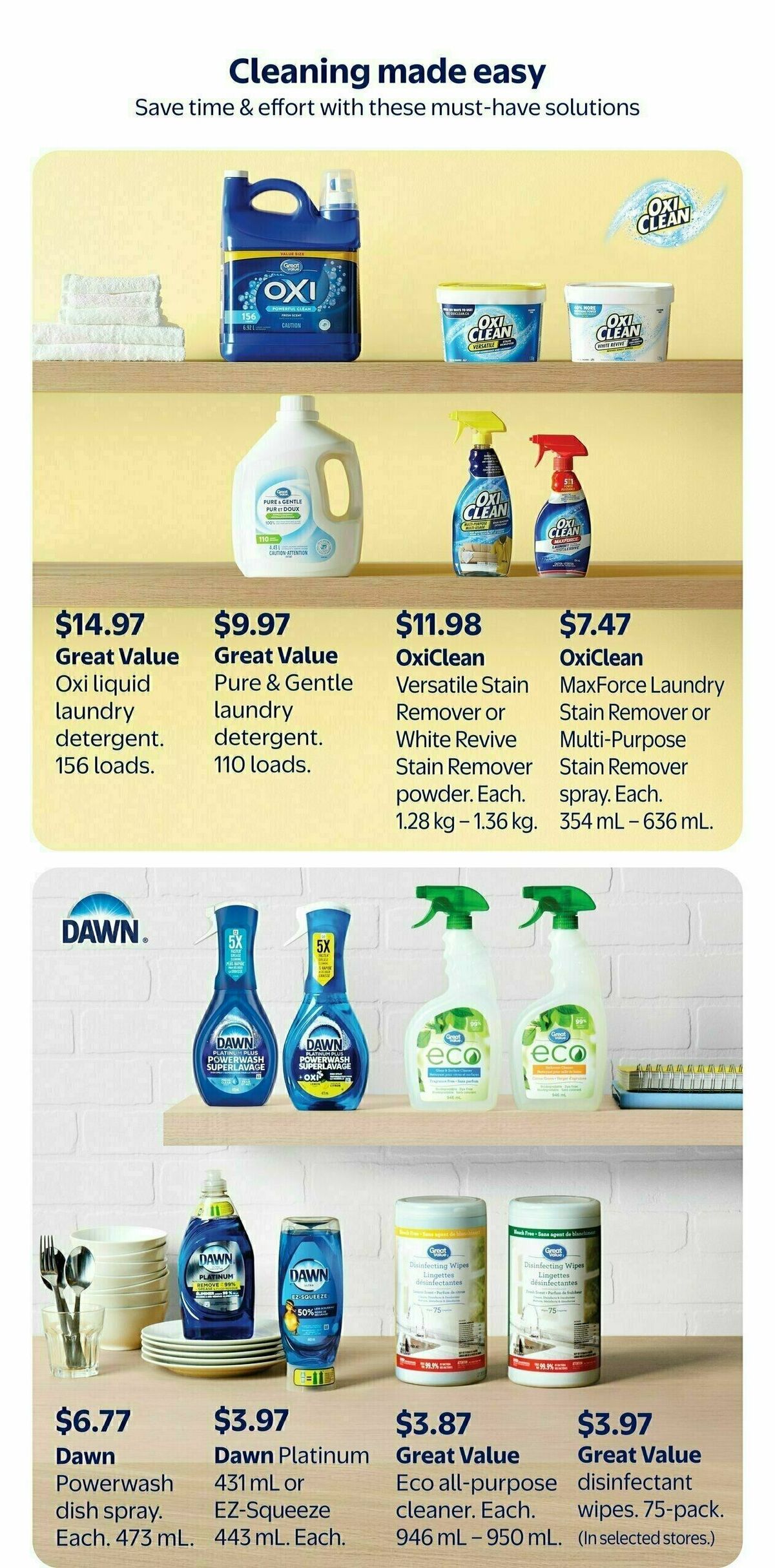 Walmart Back To School Flyer from August 7