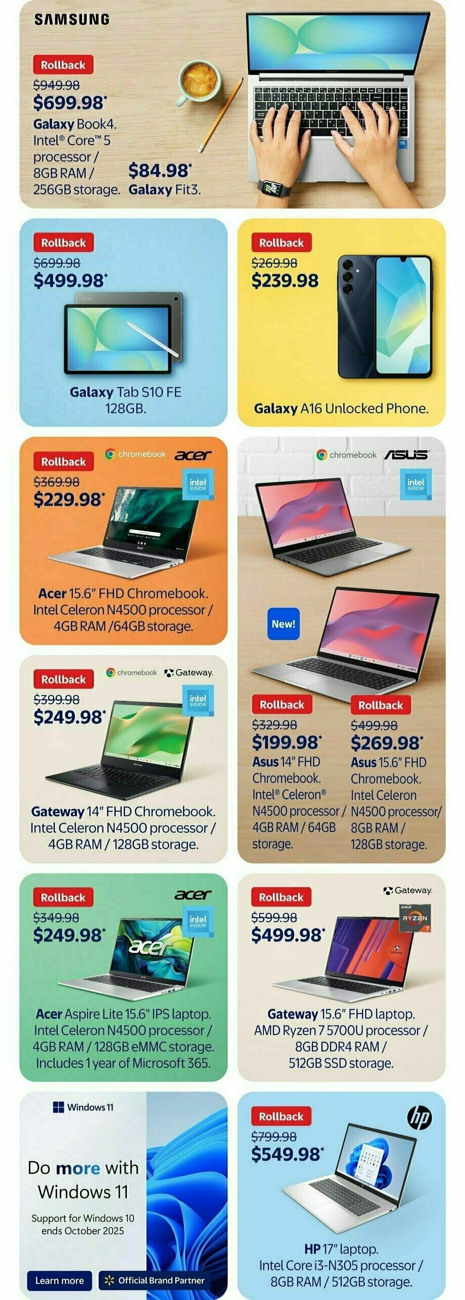 Walmart Back To School Flyer from August 7