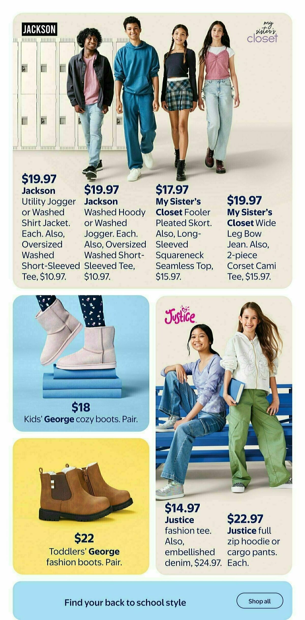 Walmart Back To School Flyer from August 7