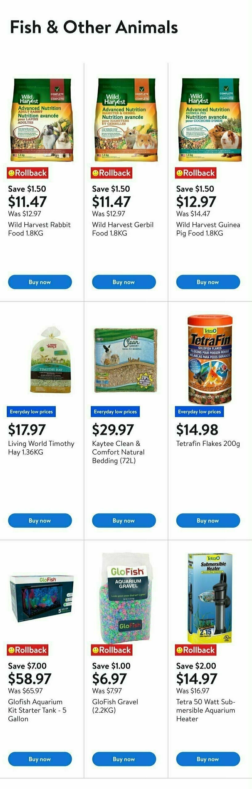 Walmart Pet Days Flyer from August 7