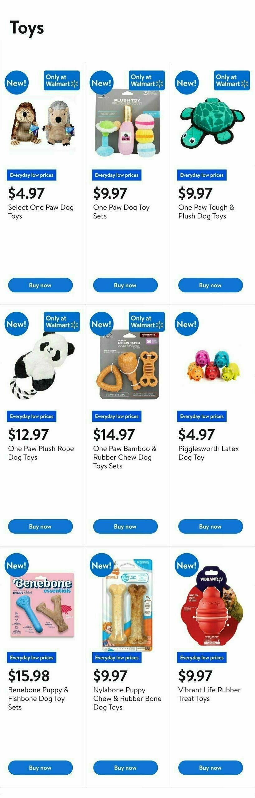 Walmart Pet Days Flyer from August 7