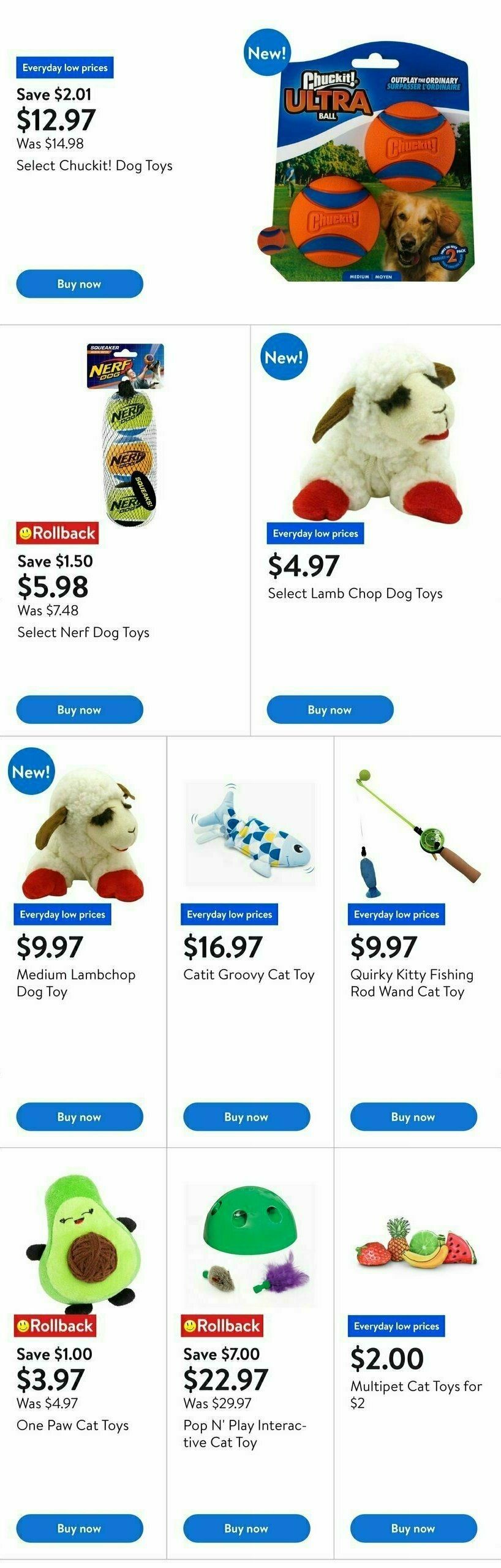Walmart Pet Days Flyer from August 7