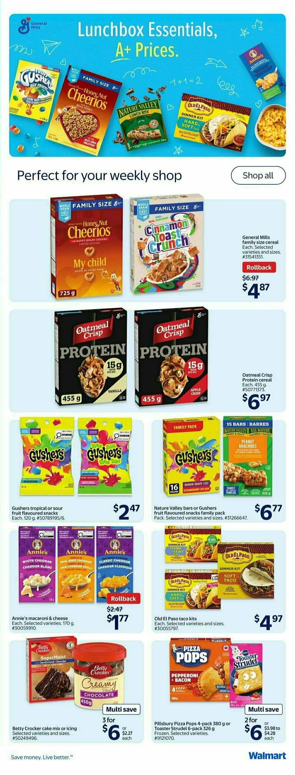 Walmart Flyer from August 14