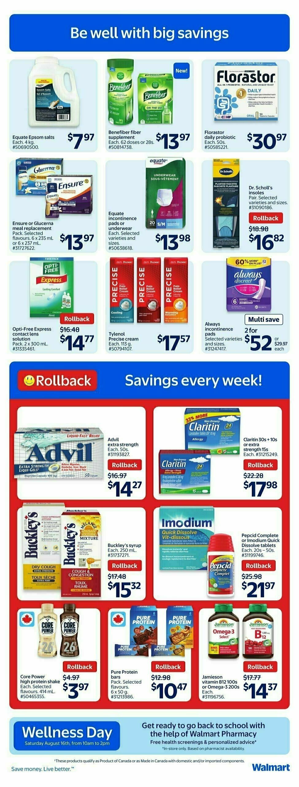 Walmart Flyer from August 14