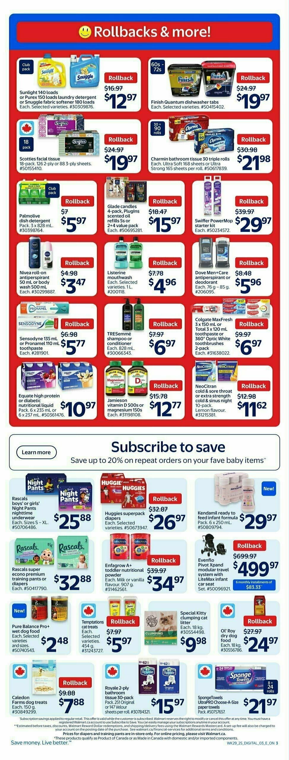 Walmart Back to school Flyer from August 14
