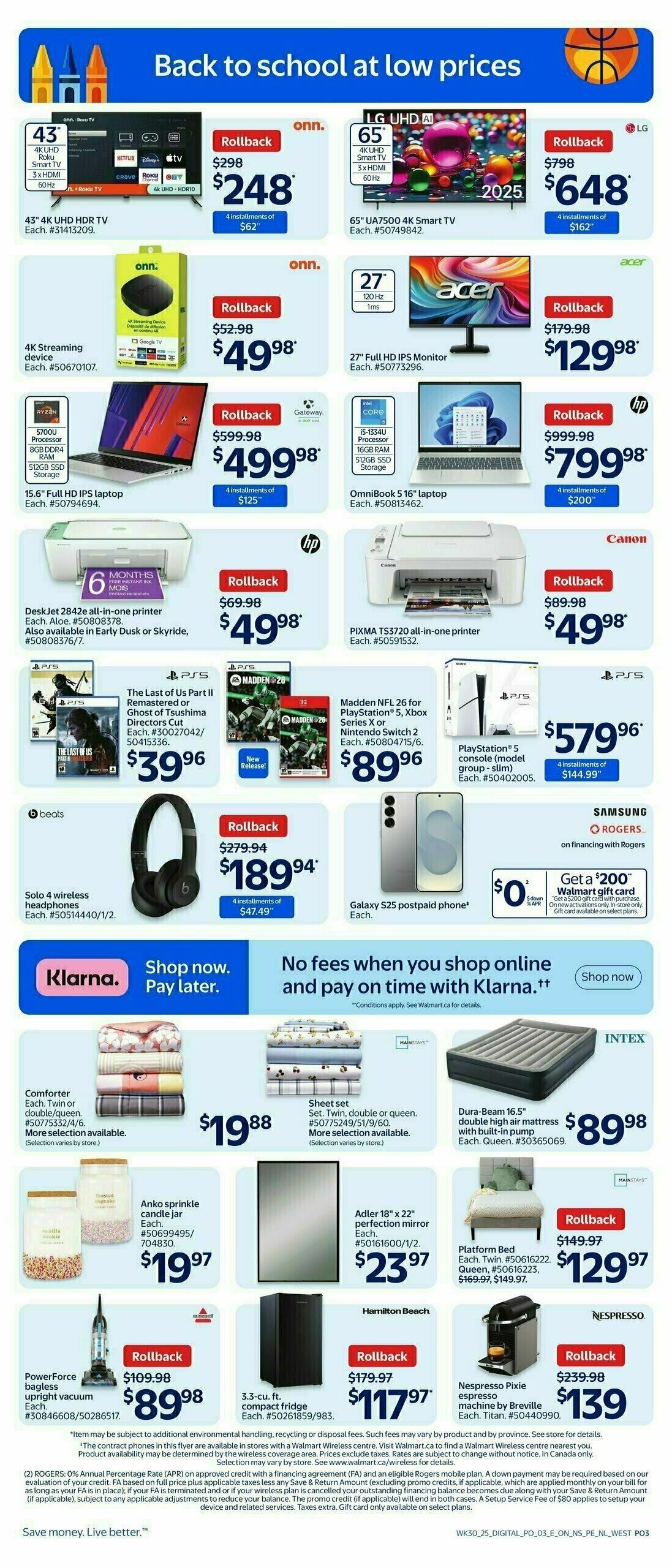 Walmart Flyer from August 21