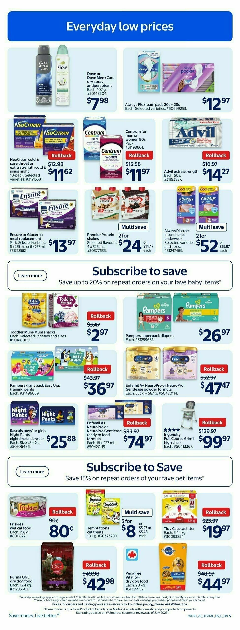 Walmart Flyer from August 21