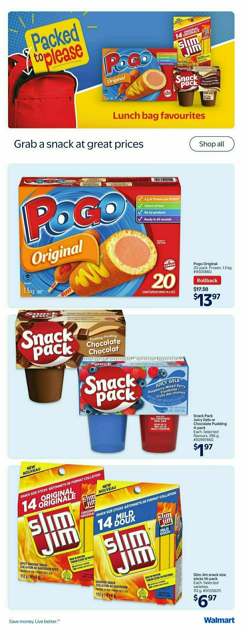 Walmart Back To School Flyer from August 21