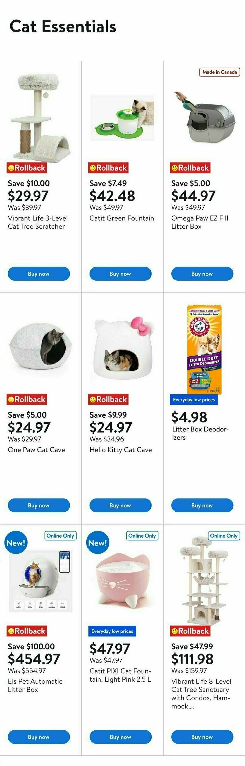 Walmart Pet Days Flyer from August 21