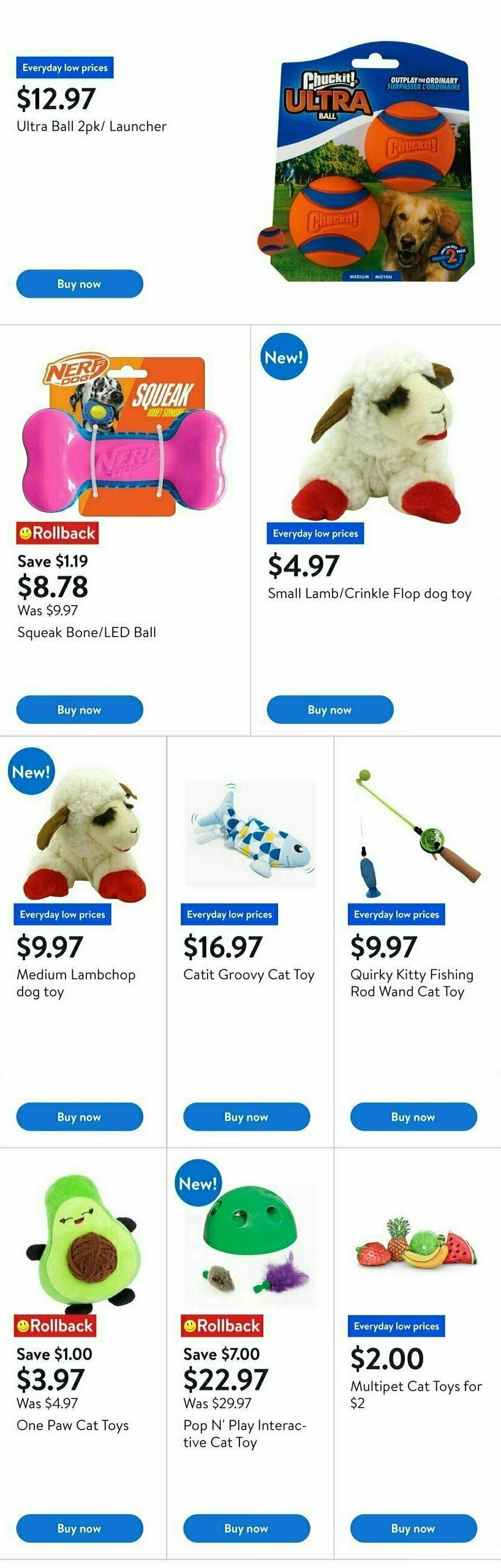 Walmart Pet Days Flyer from August 21