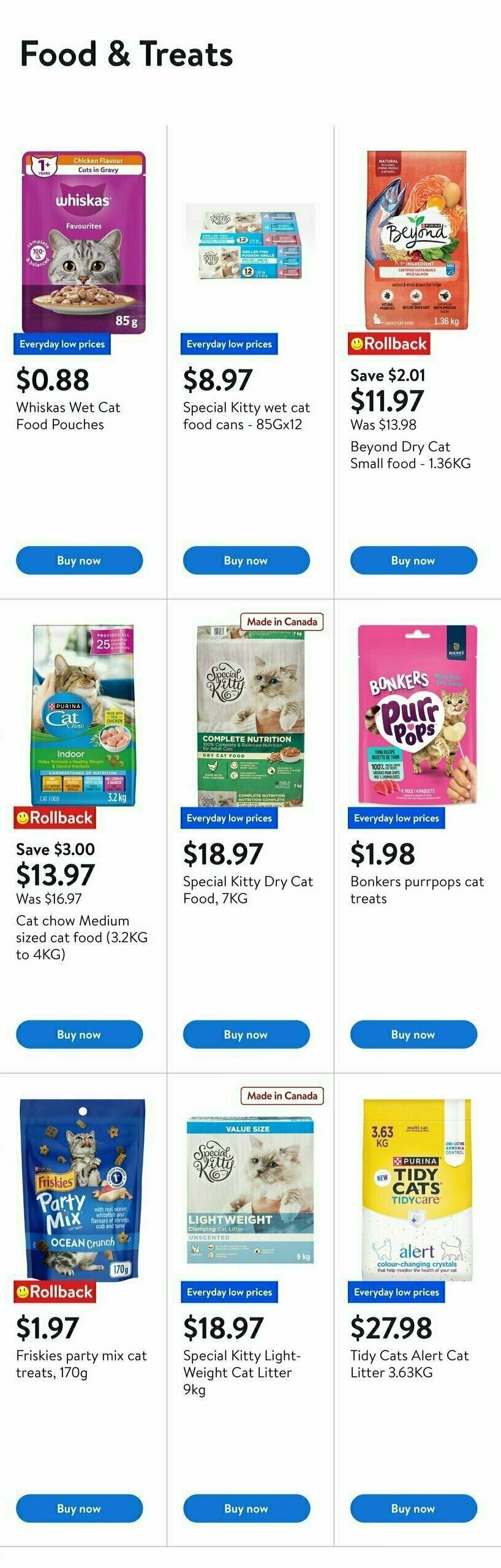 Walmart Pet Days Flyer from August 21