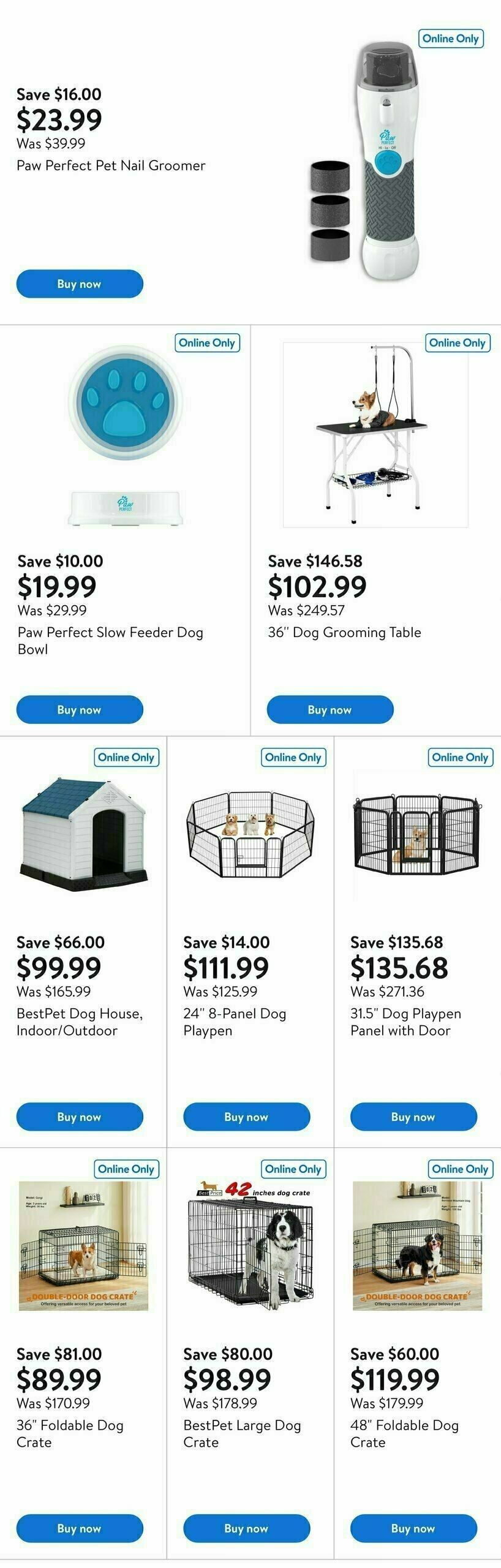Walmart Pet Days Flyer from August 21
