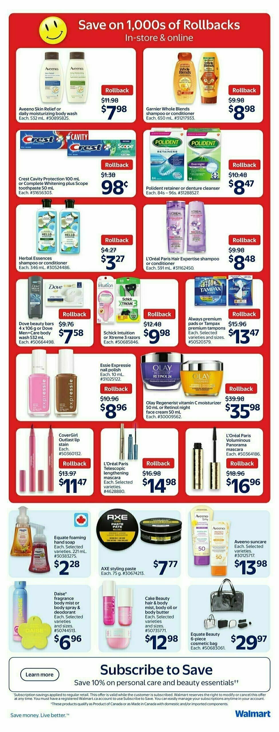 Walmart Flyer from August 28