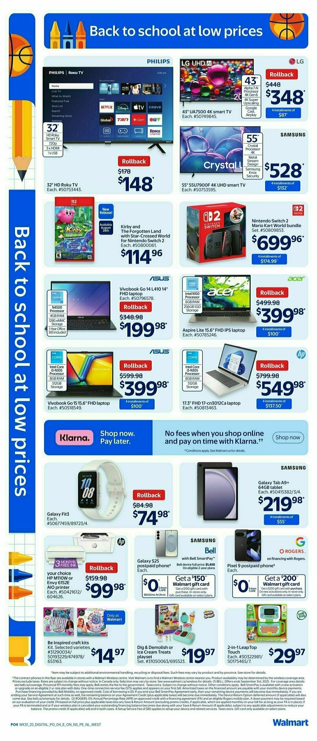 Walmart Flyer from August 28