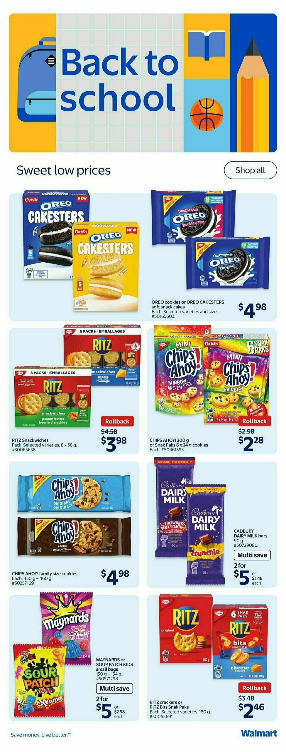 Walmart Flyer from August 28