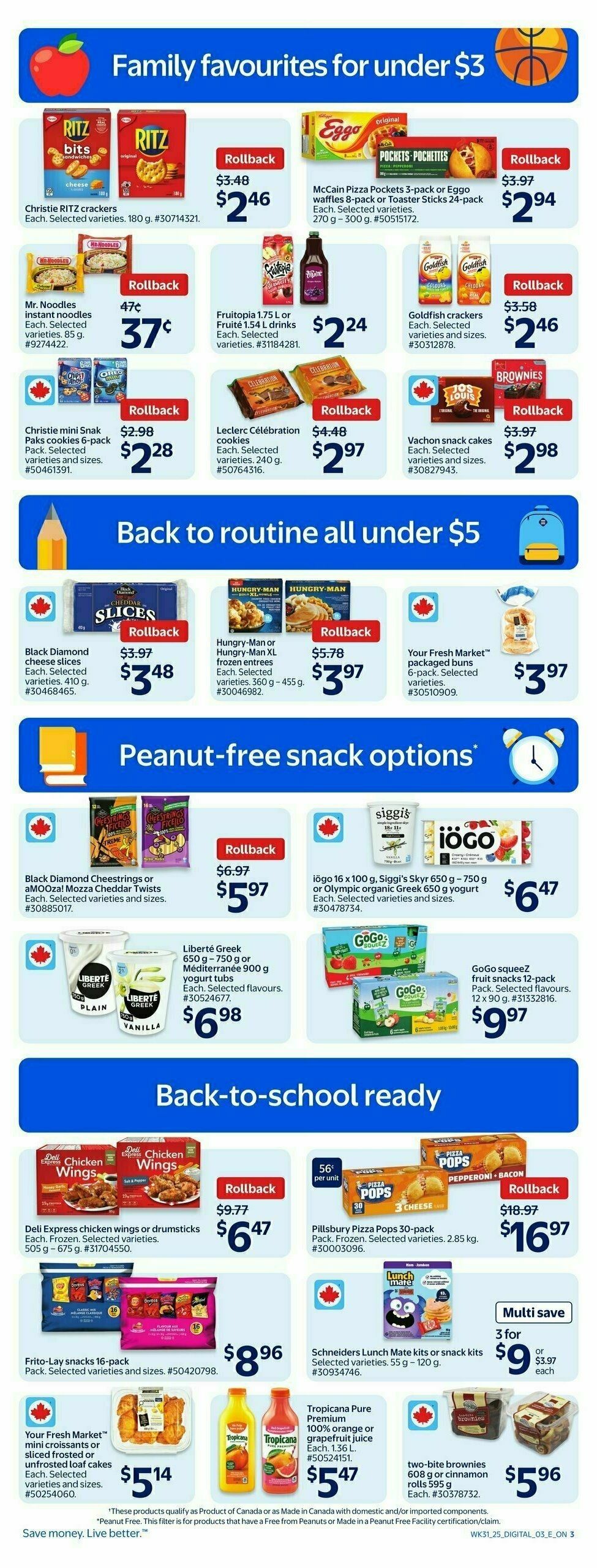 Walmart Flyer from August 28