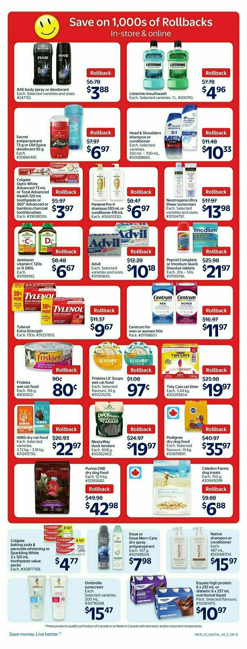 Walmart Flyer from August 28
