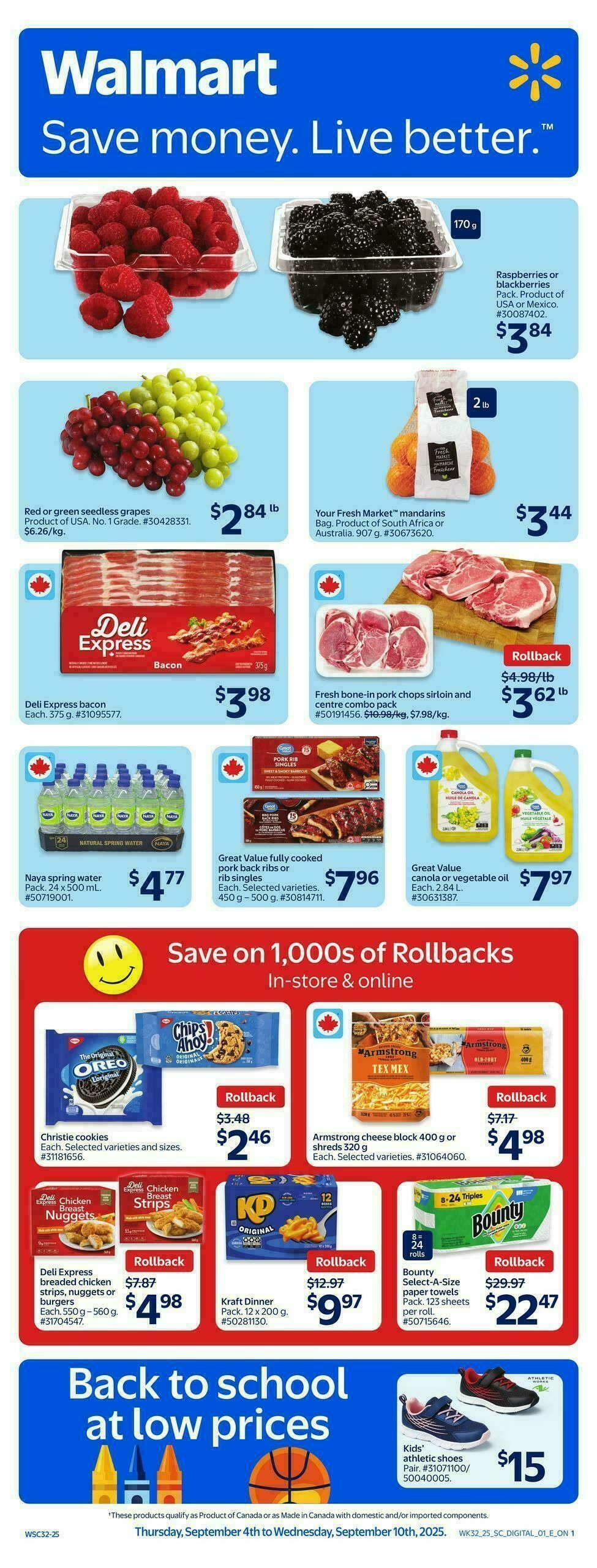 Walmart Flyer from September 4