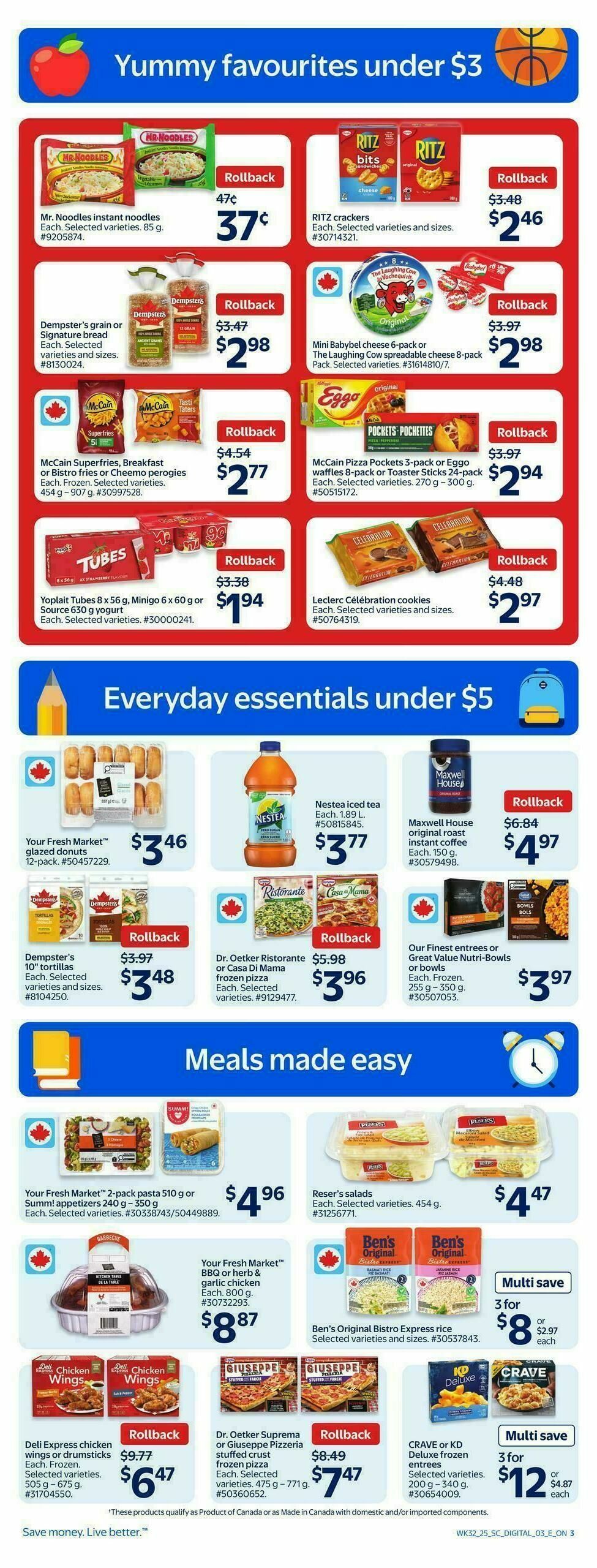 Walmart Flyer from September 4
