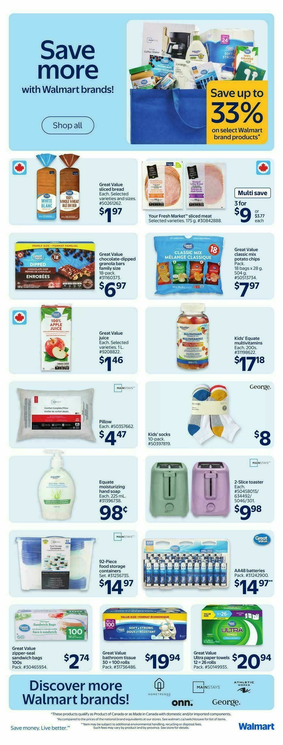 Walmart Flyer from September 4