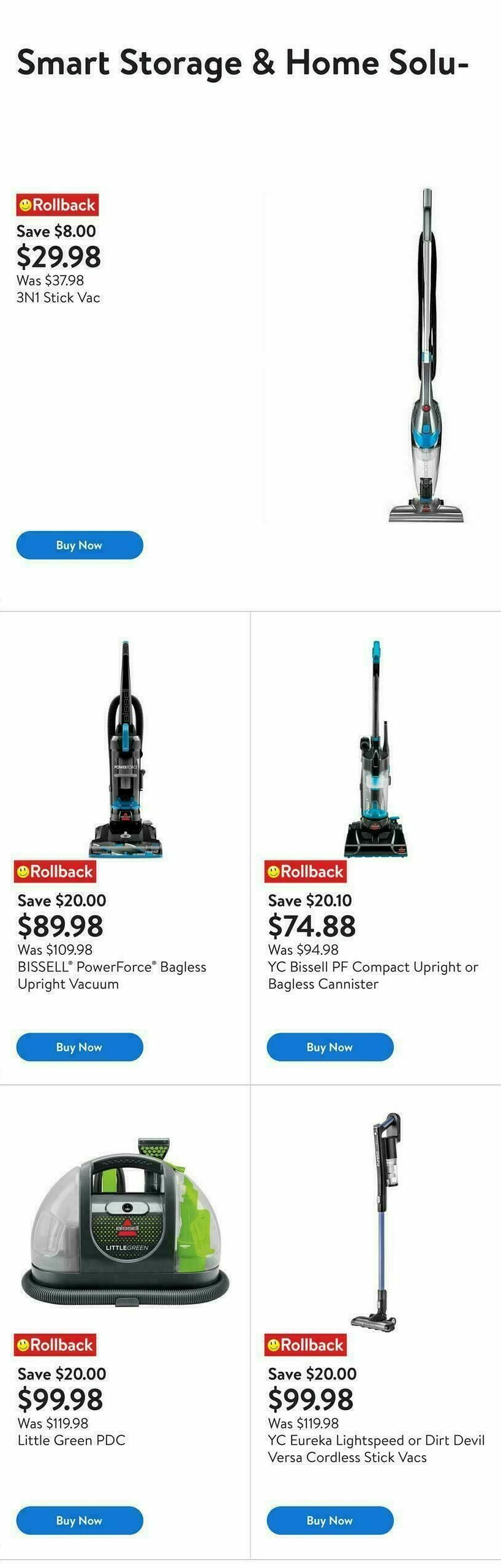 Walmart Fall Cleaning Essentials at Low Prices Flyer from September 11