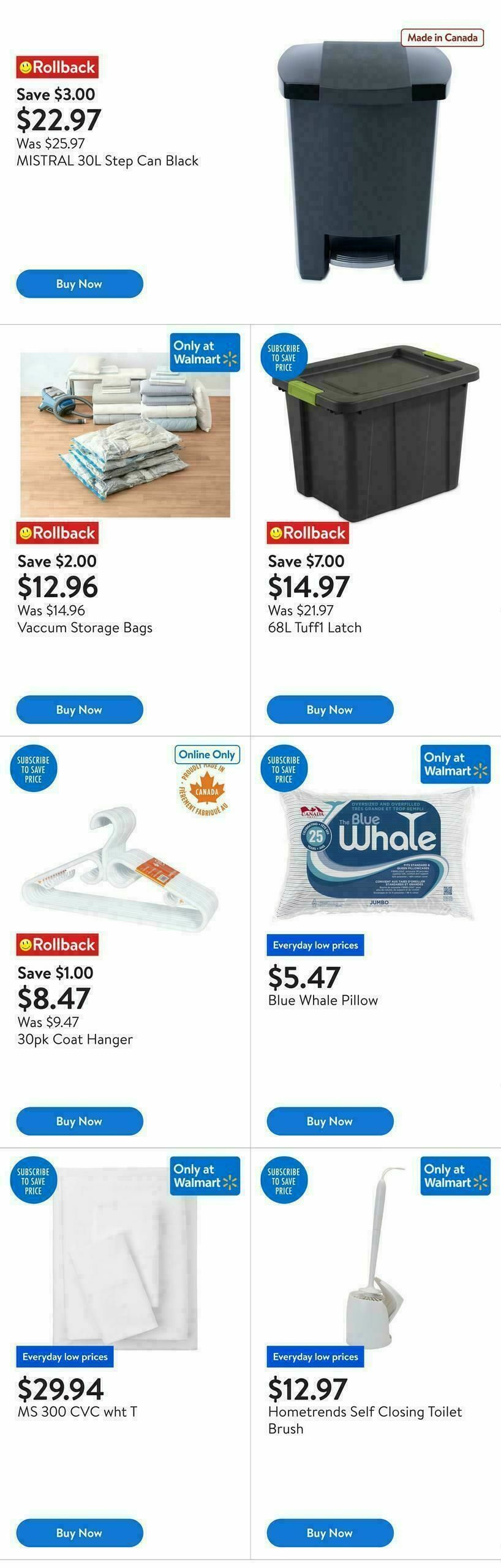 Walmart Fall Cleaning Essentials at Low Prices Flyer from September 11