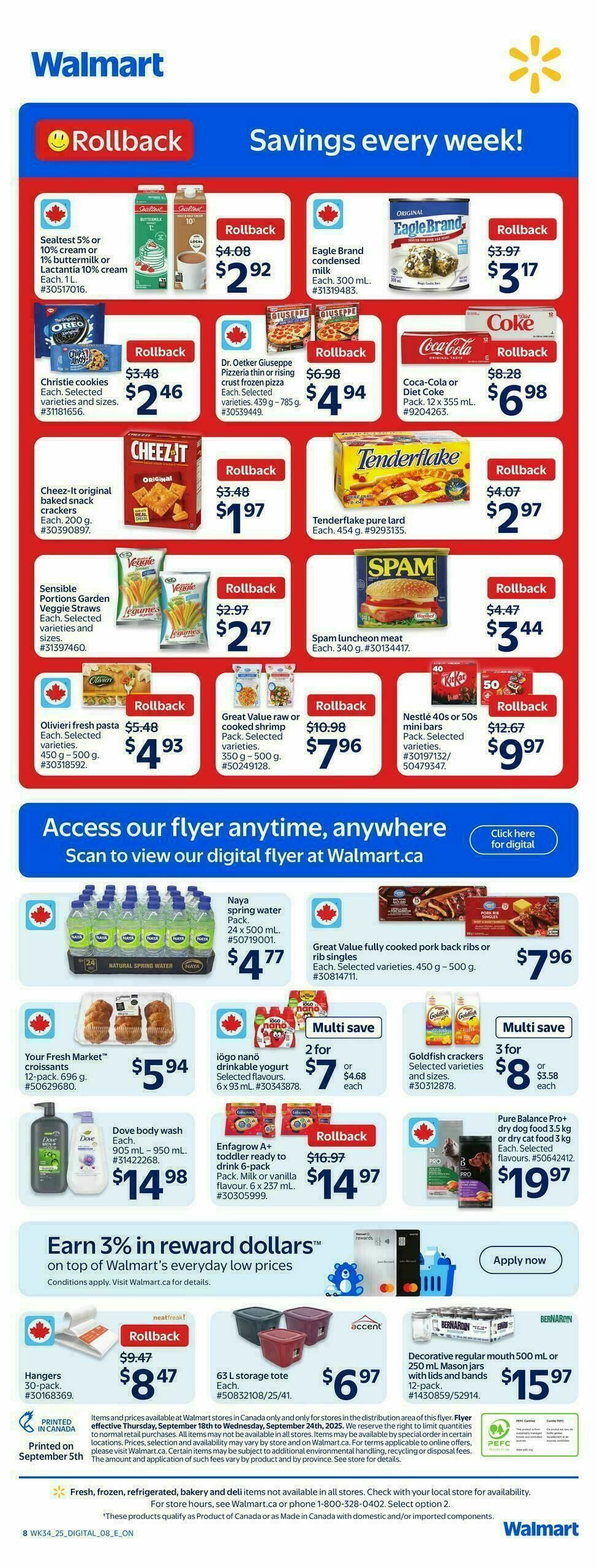 Walmart Flyer from September 18