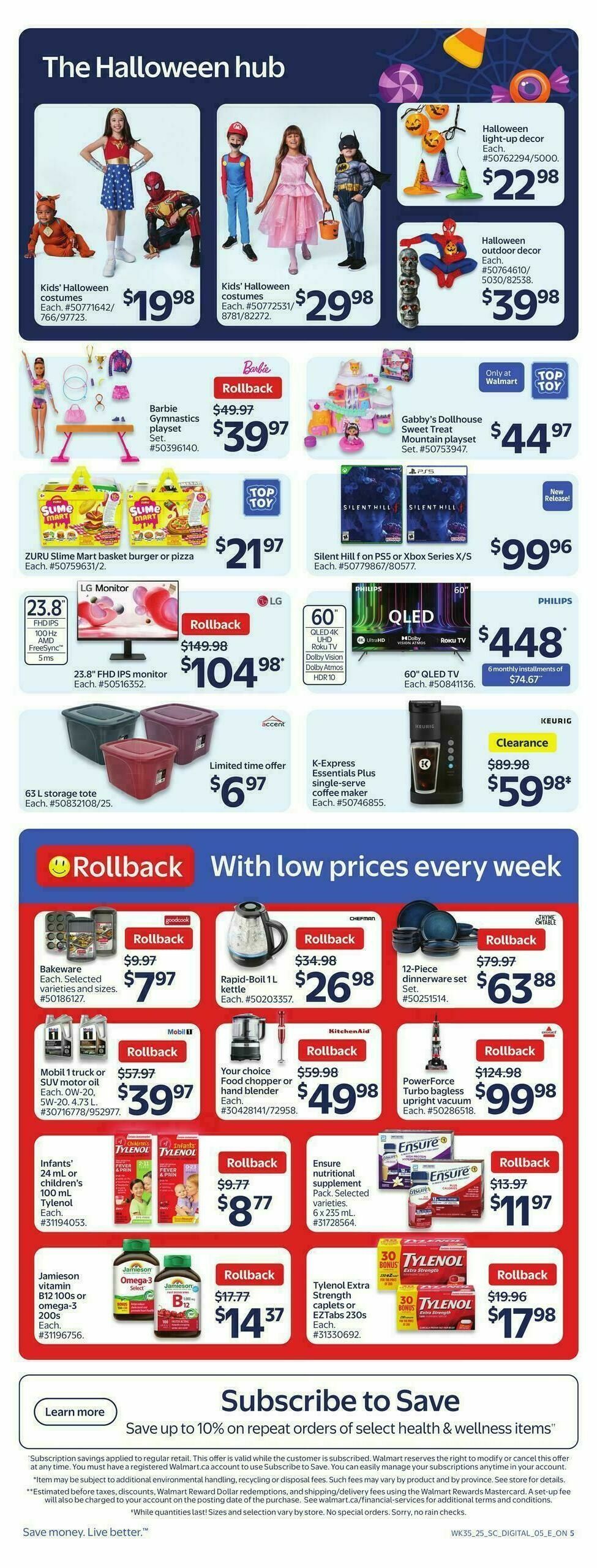Walmart Flyer from September 25