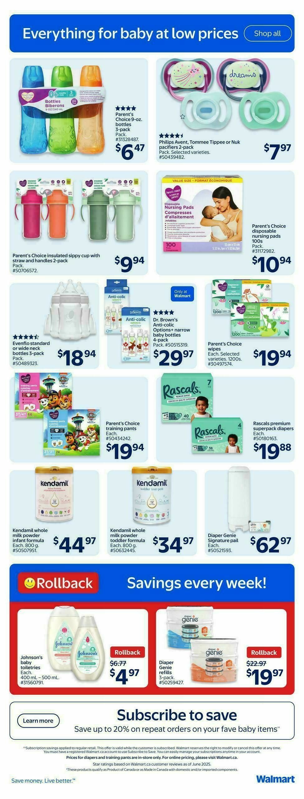 Walmart Flyer from September 25