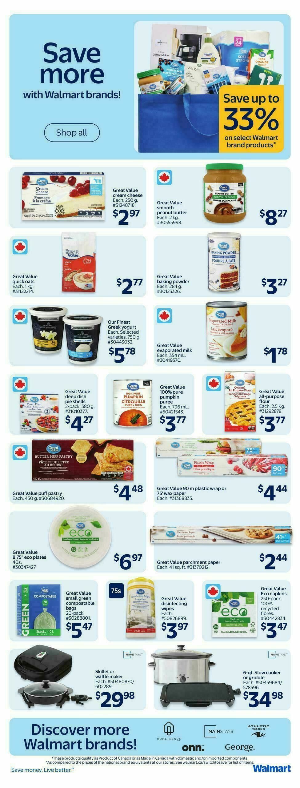Walmart Flyer from September 25