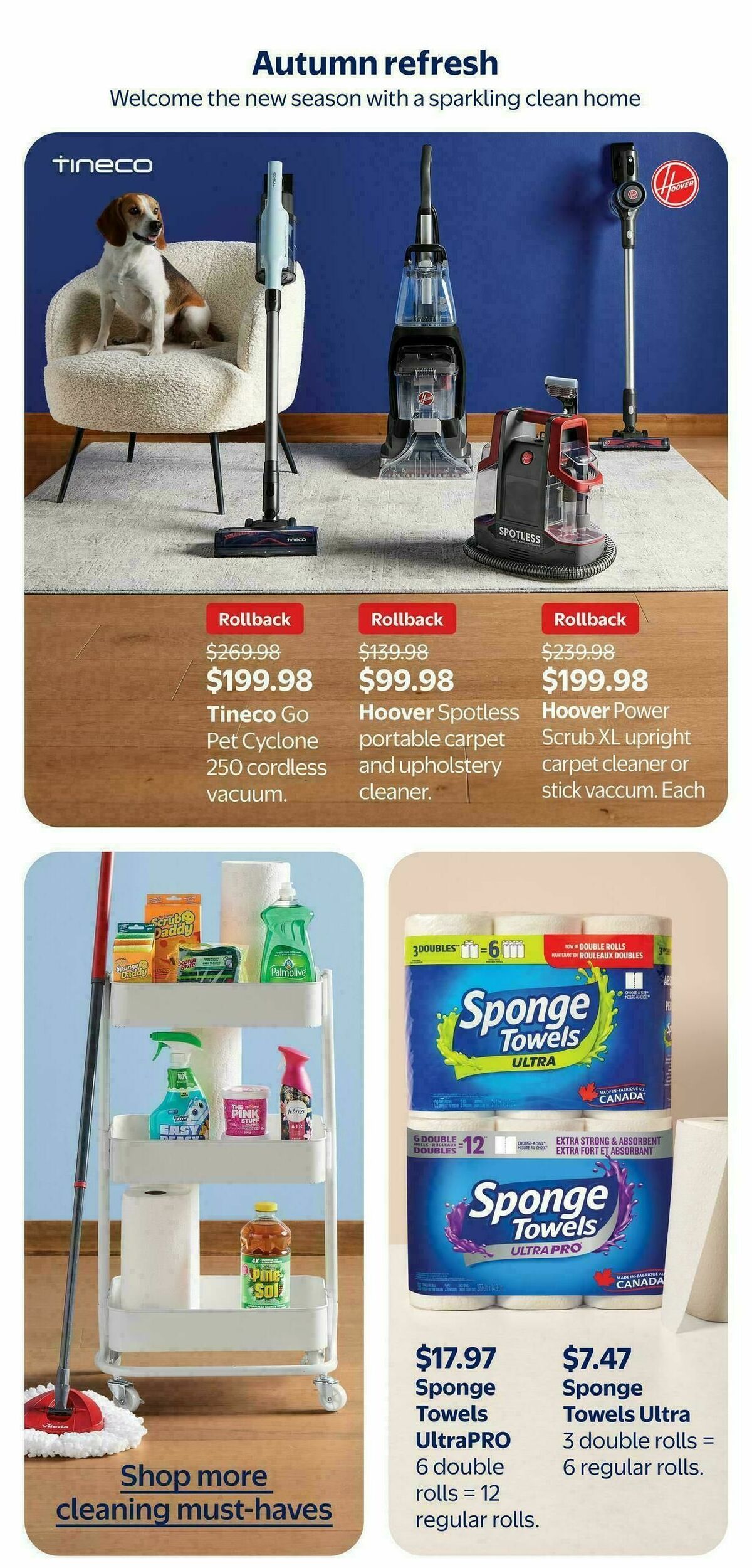 Walmart Home for the harvest Flyer from September 25