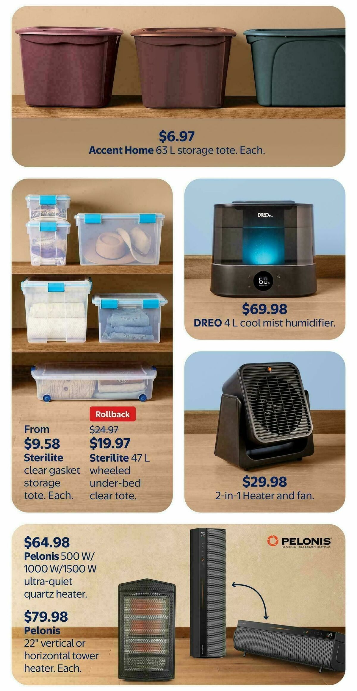 Walmart Home for the harvest Flyer from September 25