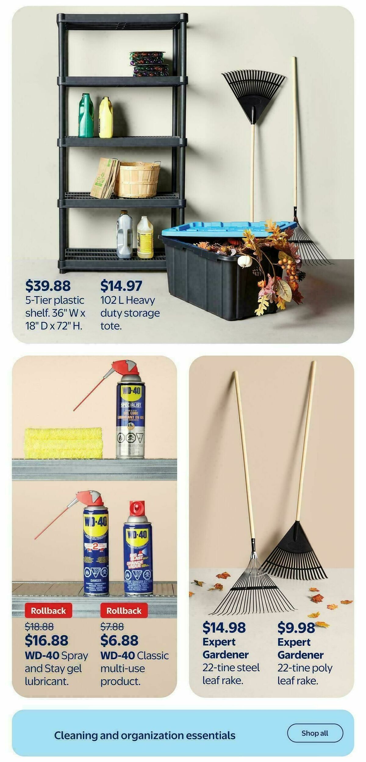 Walmart Home for the harvest Flyer from September 25