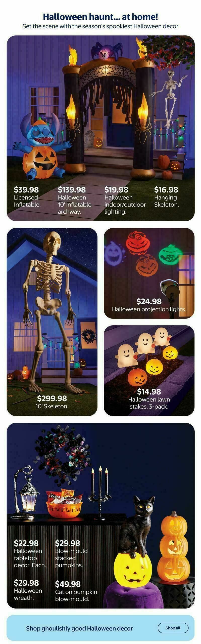 Walmart Home for the harvest Flyer from September 25