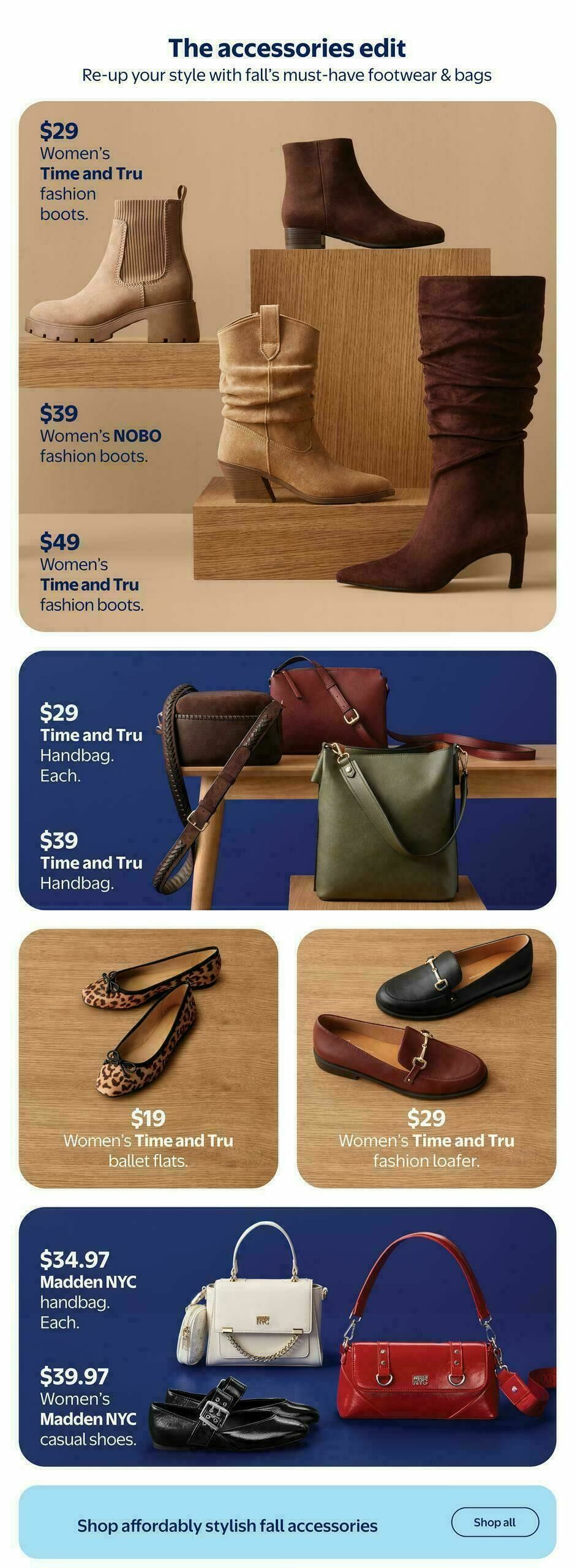 Walmart Fall fashion for all Flyer from September 25