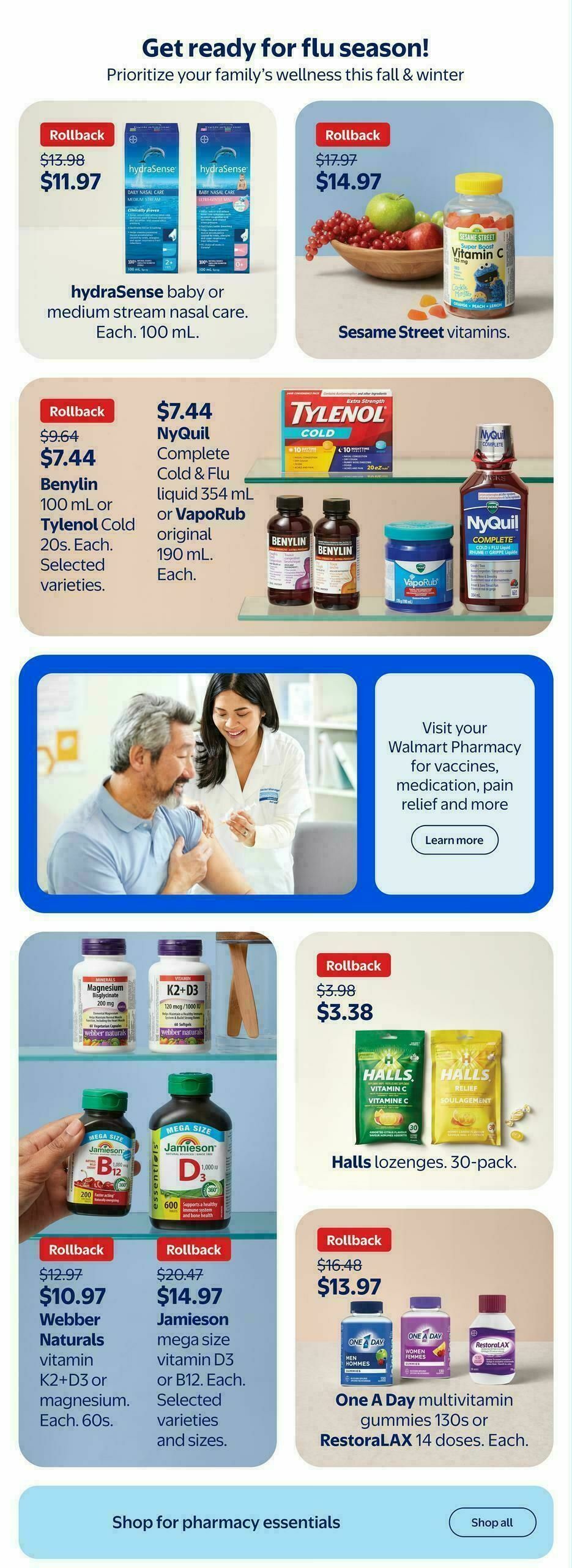 Walmart Fall fashion for all Flyer from September 25