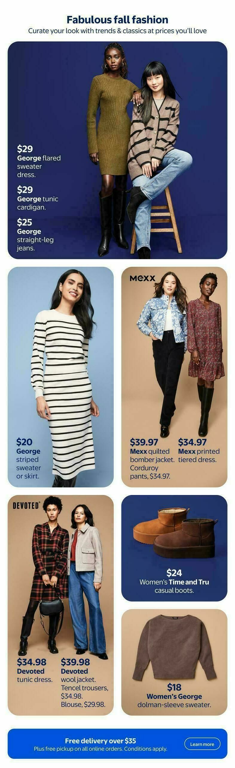 Walmart Fall fashion for all Flyer from September 25