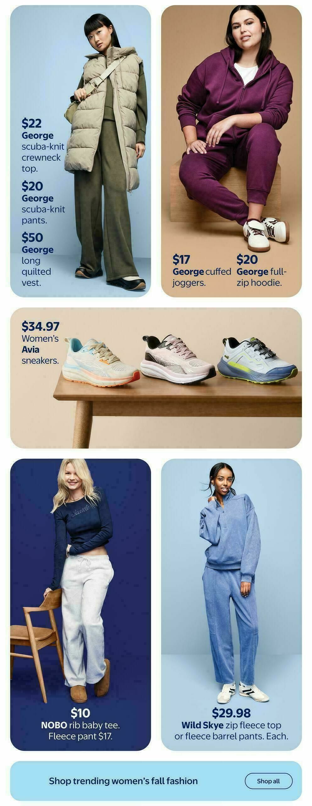 Walmart Fall fashion for all Flyer from September 25