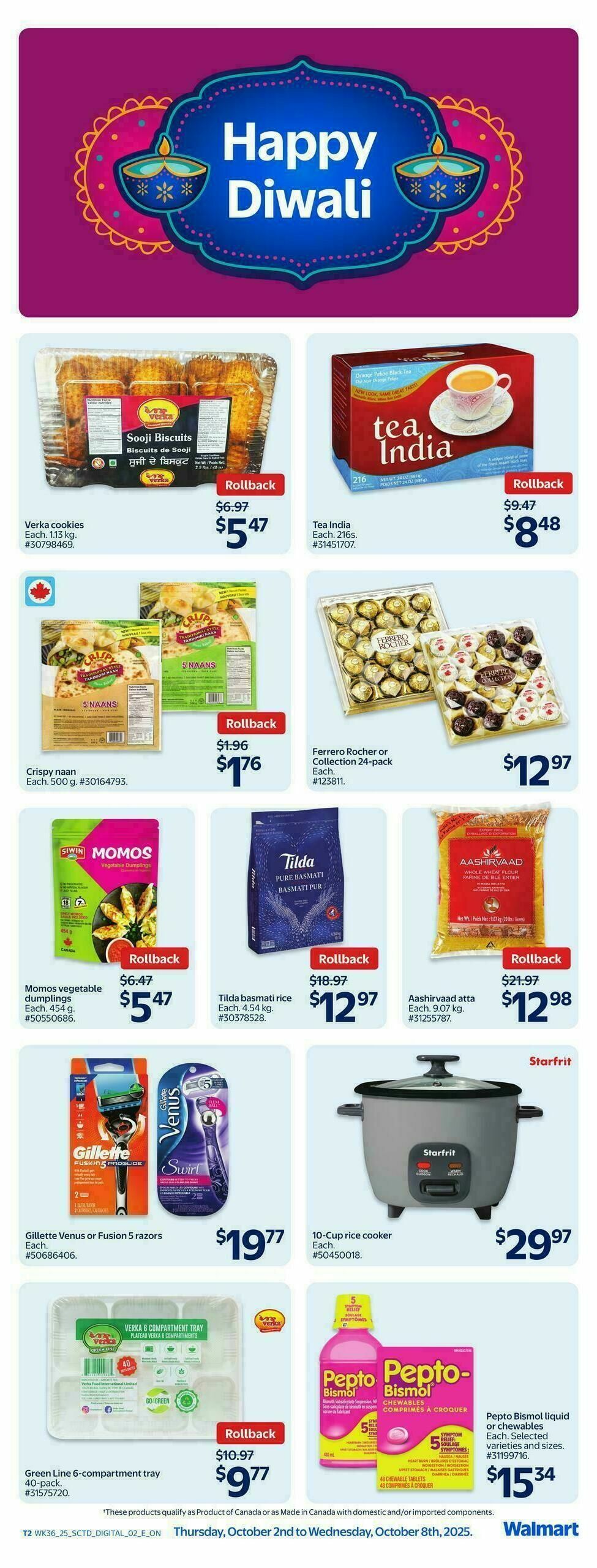 Walmart Flyer from October 2