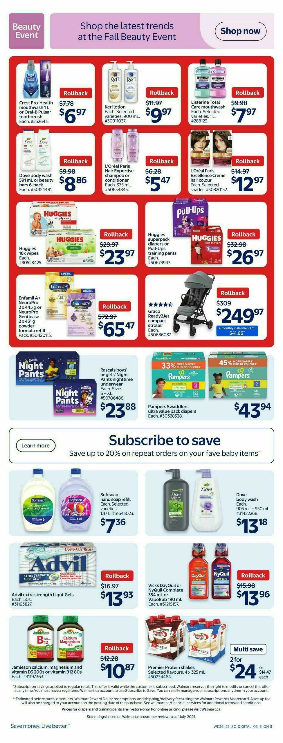 Walmart Flyer from October 2
