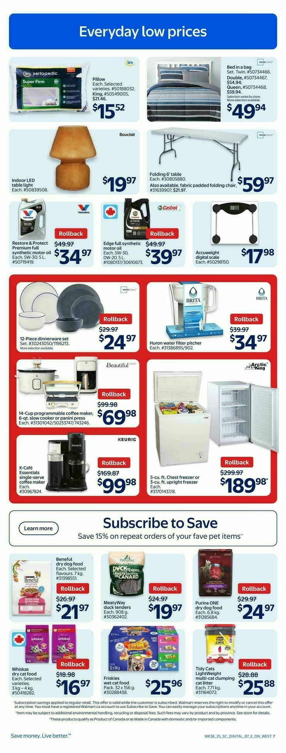 Walmart Flyer from October 2