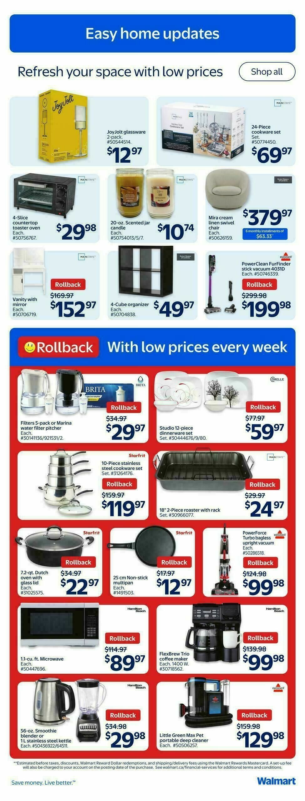 Walmart Flyer from October 2