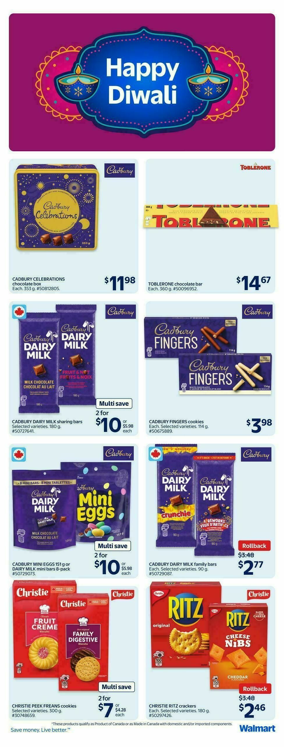 Walmart Flyer from October 2