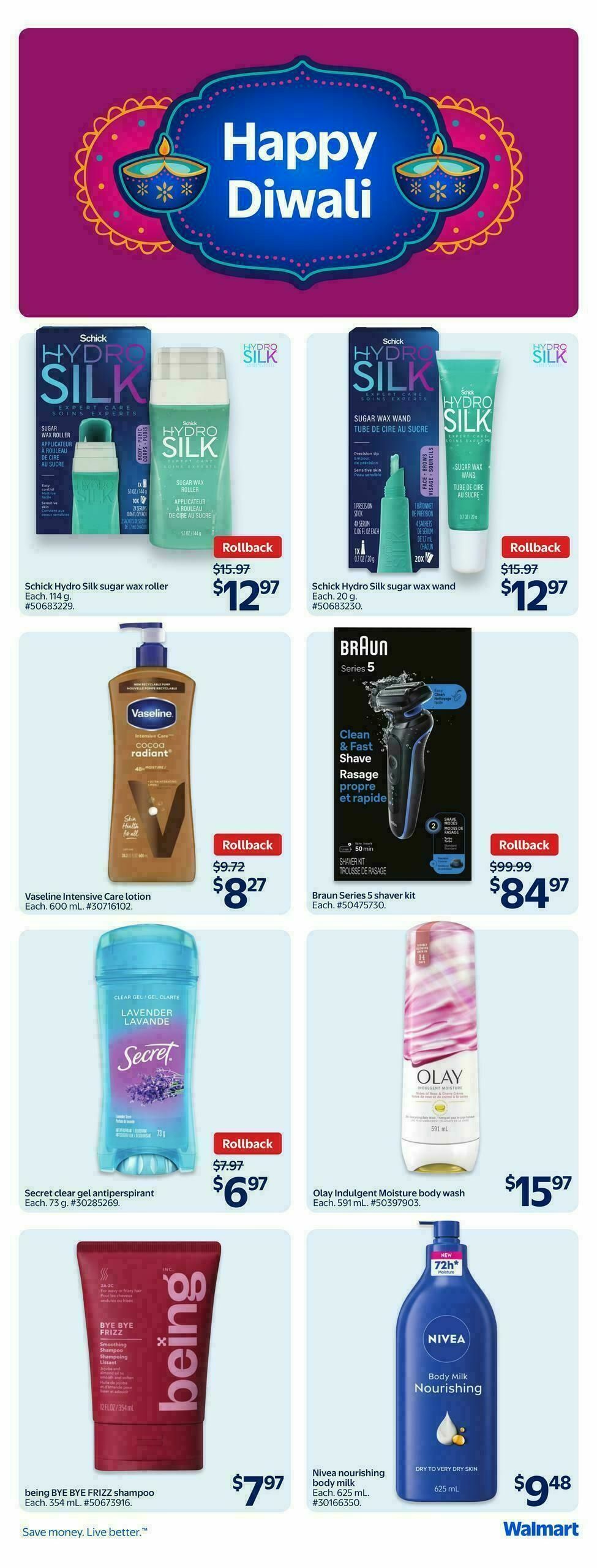 Walmart Flyer from October 2